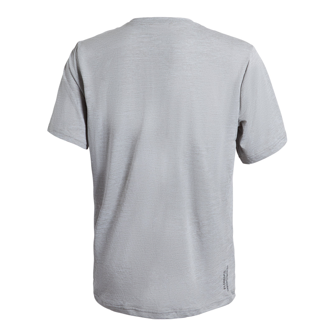Color:Light Heather Grey-Florence Airtex Short Sleeve Shirt