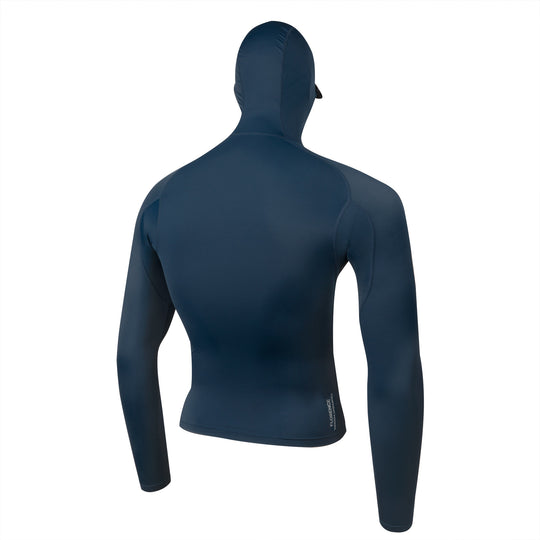 Color:Dark Navy-Florence Marine X Long Sleeve Hooded Rashguard-alt