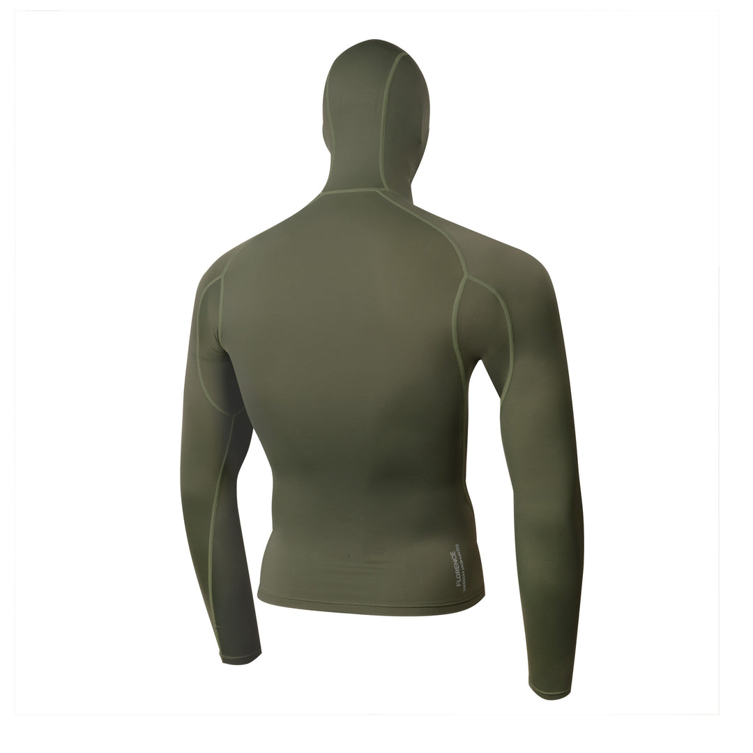 Color:Thyme-Florence Marine X Long Sleeve Hooded Rashguard-alt