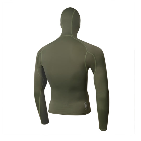 Color:Thyme-Florence Marine X Long Sleeve Hooded Rashguard-alt