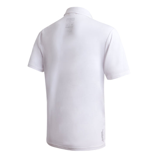 Color:White-Florence Airtex Collared Short Sleeve Shirt -alt