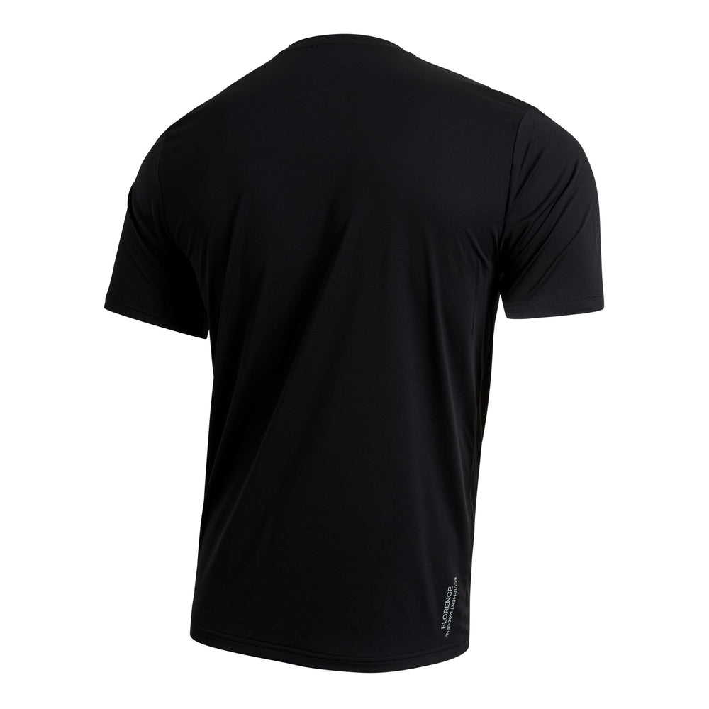 Color:Black-Florence Airtex Florence Logo Short Sleeve Shirt -alt