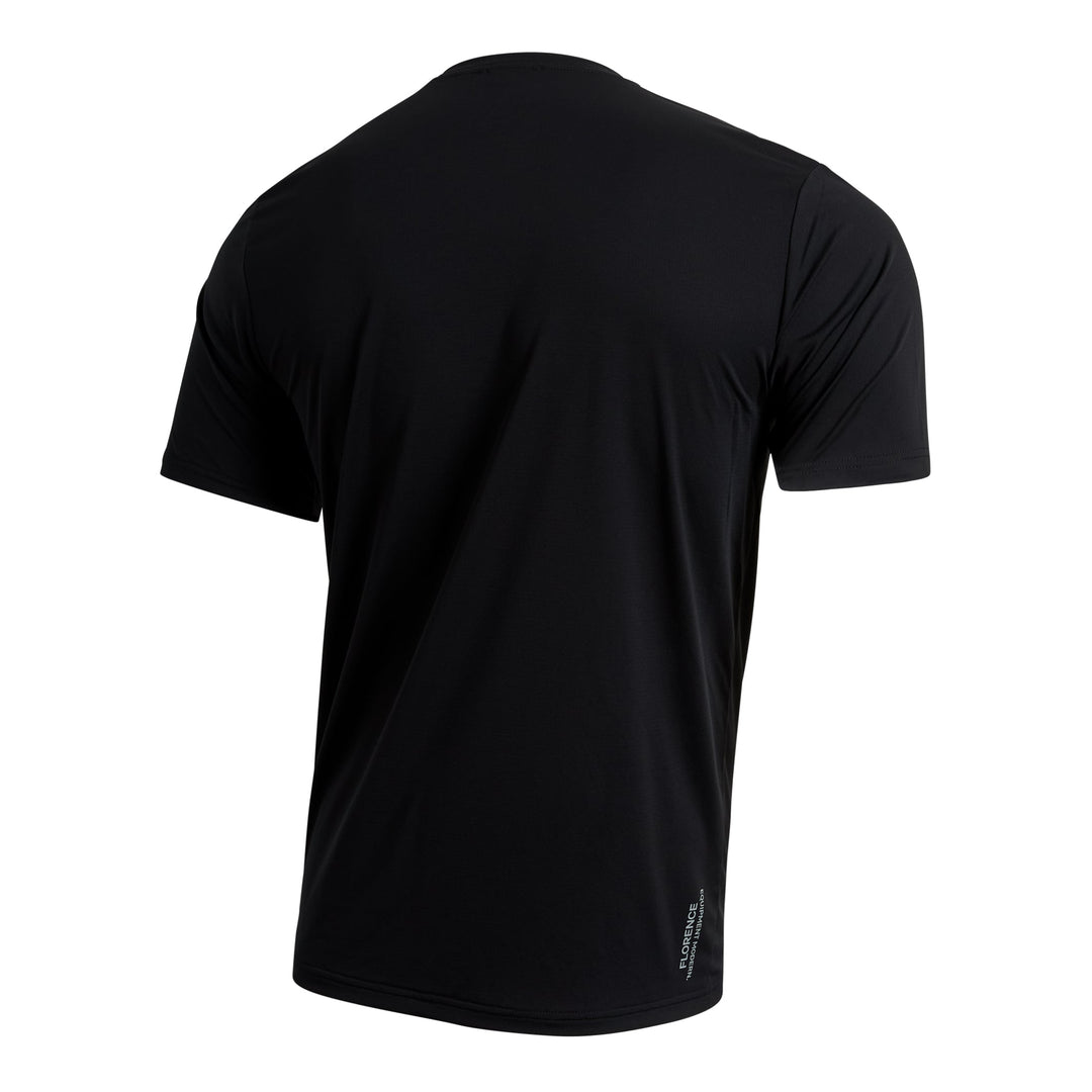 Color:Black-Florence Airtex Florence Logo Short Sleeve Shirt -alt