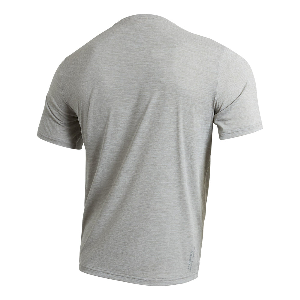 Color:Light Heather Grey-Florence Airtex Florence Logo Short Sleeve Shirt -alt