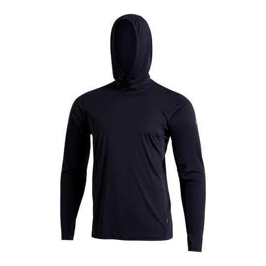 Color:Department Navy-Florence Sun Pro LS Crossover Hooded UPF Shirt