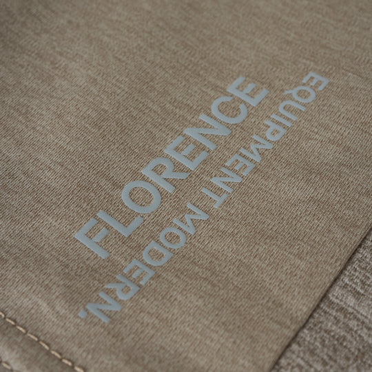 Color:Heather Vintage Khaki-Florence Sun Pro LS Crossover Hooded UPF Shirt