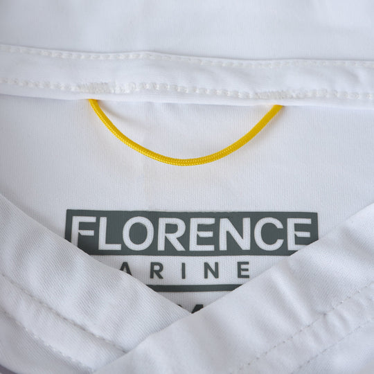 Color:White-Florence Sun Pro LS Crossover Hooded UPF Shirt
