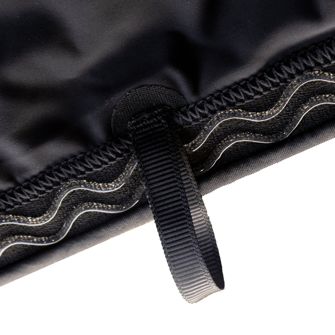 Color:Black-Long Sleeve Hooded Rashguard Tall