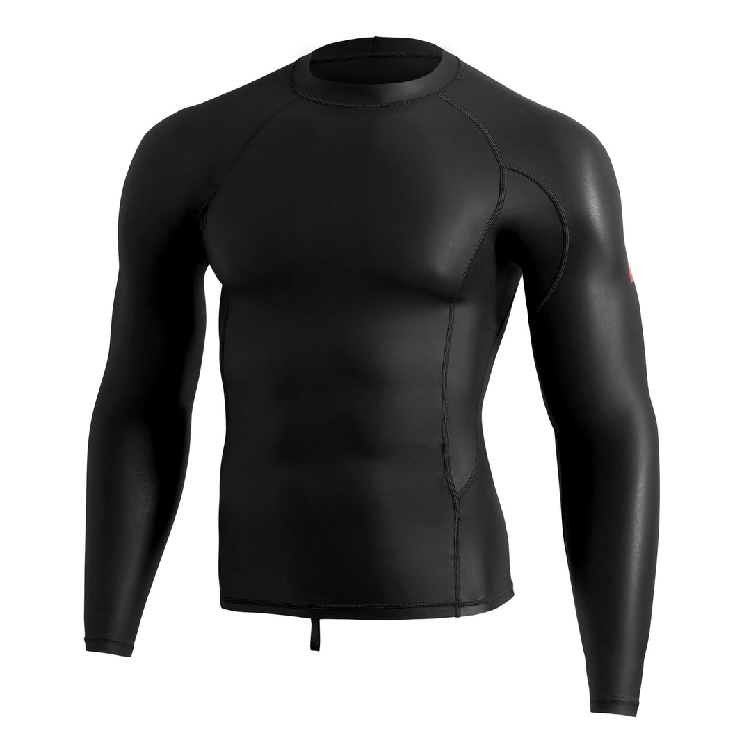 Color:Black-Windshield Long Sleeve Rashguard 2.0