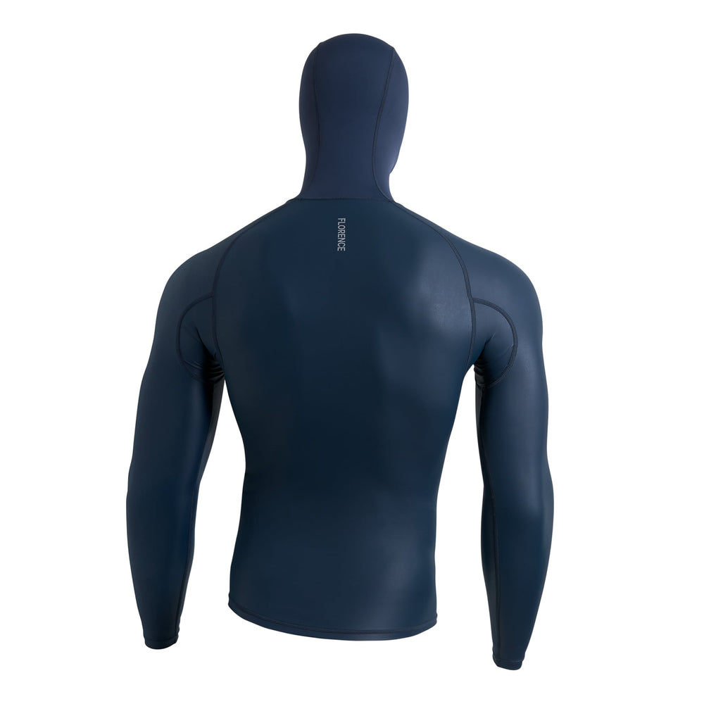 Color:Dark Navy-Windshield Long Sleeve Hooded Rashguard 2.0 -alt