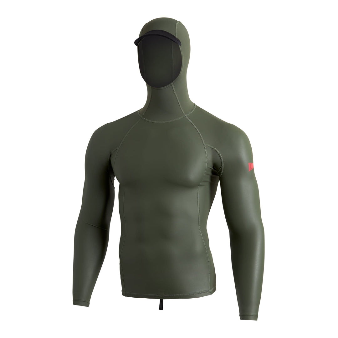 Color:Thyme-Windshield Long Sleeve Hooded Rashguard 2.0