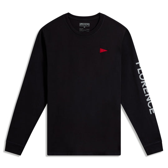 Color:Black-Florence Burgee Long Sleeve T-Shirt