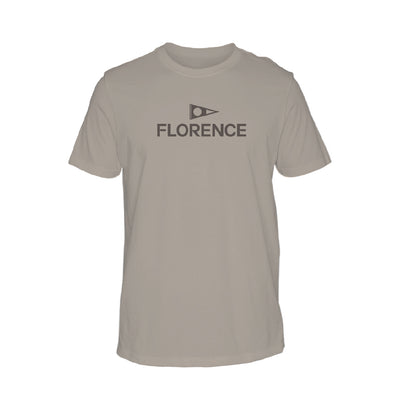 Color:Tan-Florence Logo Shirt