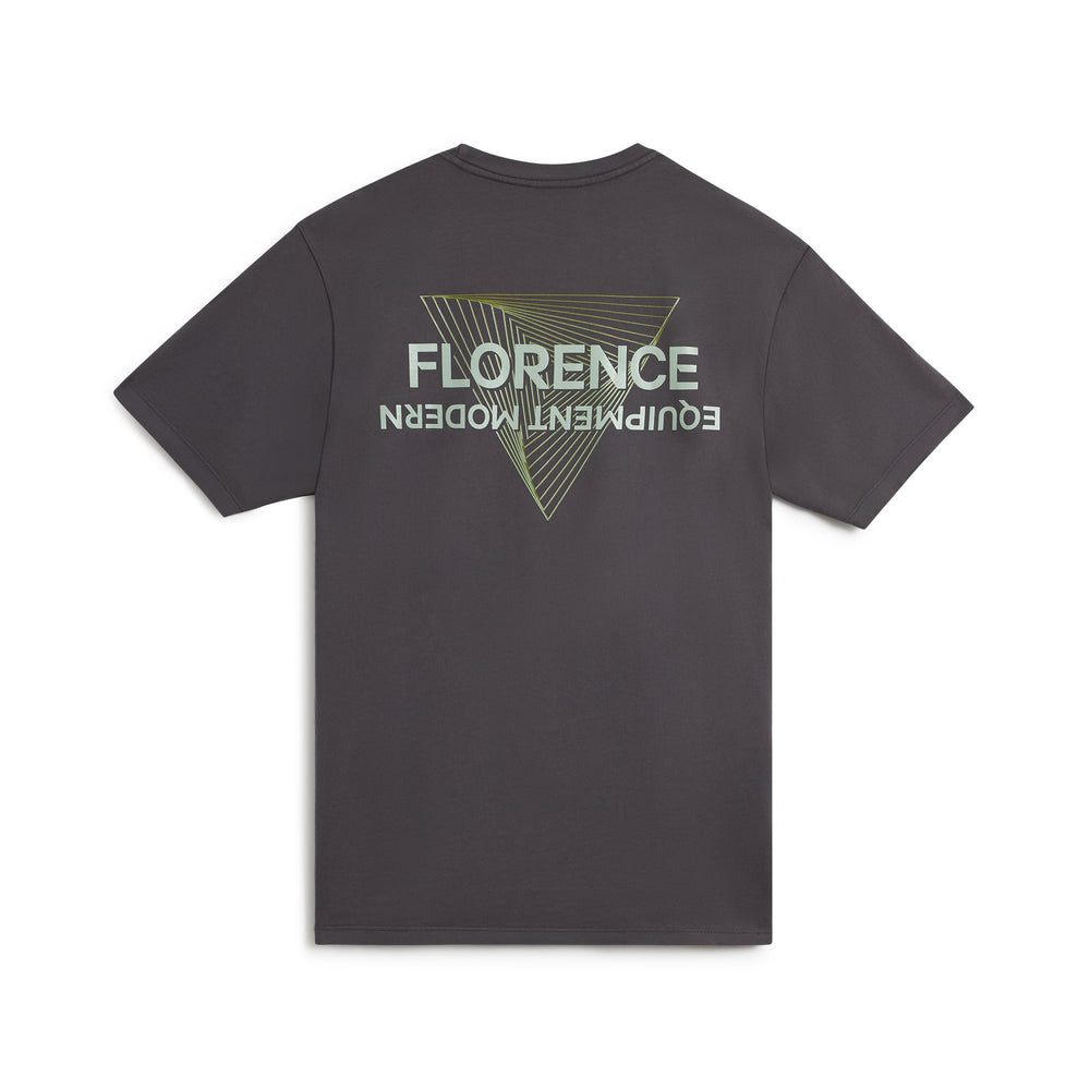 Color:Charcoal-Florence Meridian T-Shirt -alt