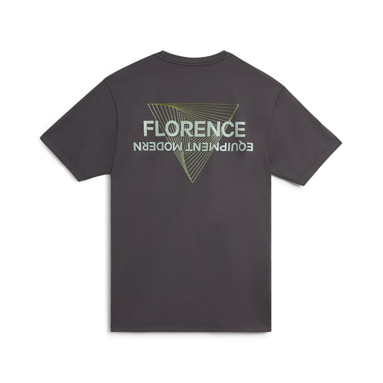 Color:Charcoal-Florence Meridian T-Shirt -alt