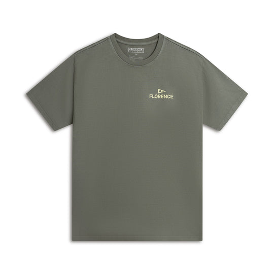 Color:Dark Sage-Florence Crew T-Shirt
