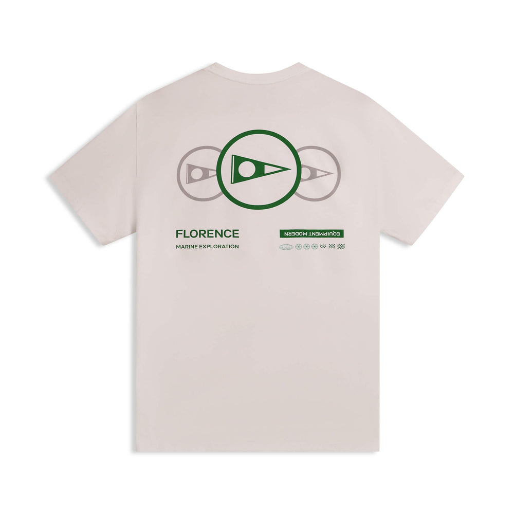 Color:Off White-Florence Brand T-Shirt -alt