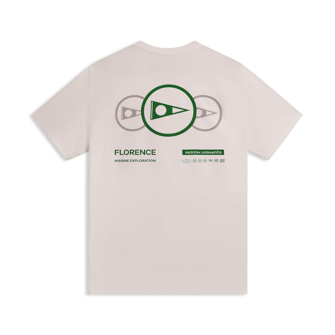 Color:Off White-Florence Brand T-Shirt -alt