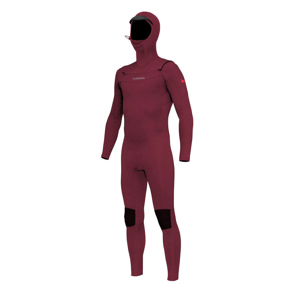 Color:Maroon-Florence Wetsuit-alt