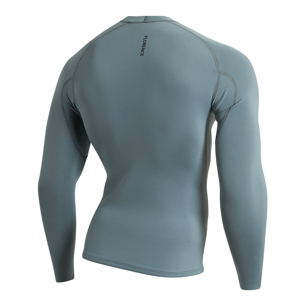Color:Light Sea Blue-Florence 1.5MM Flatlock Wetsuit Jacket -alt