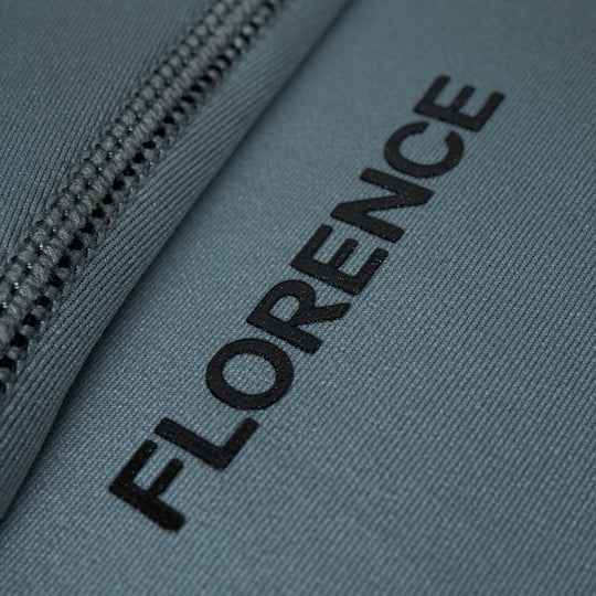 Color:Light Sea Blue-Florence 1.5MM Flatlock Wetsuit Jacket