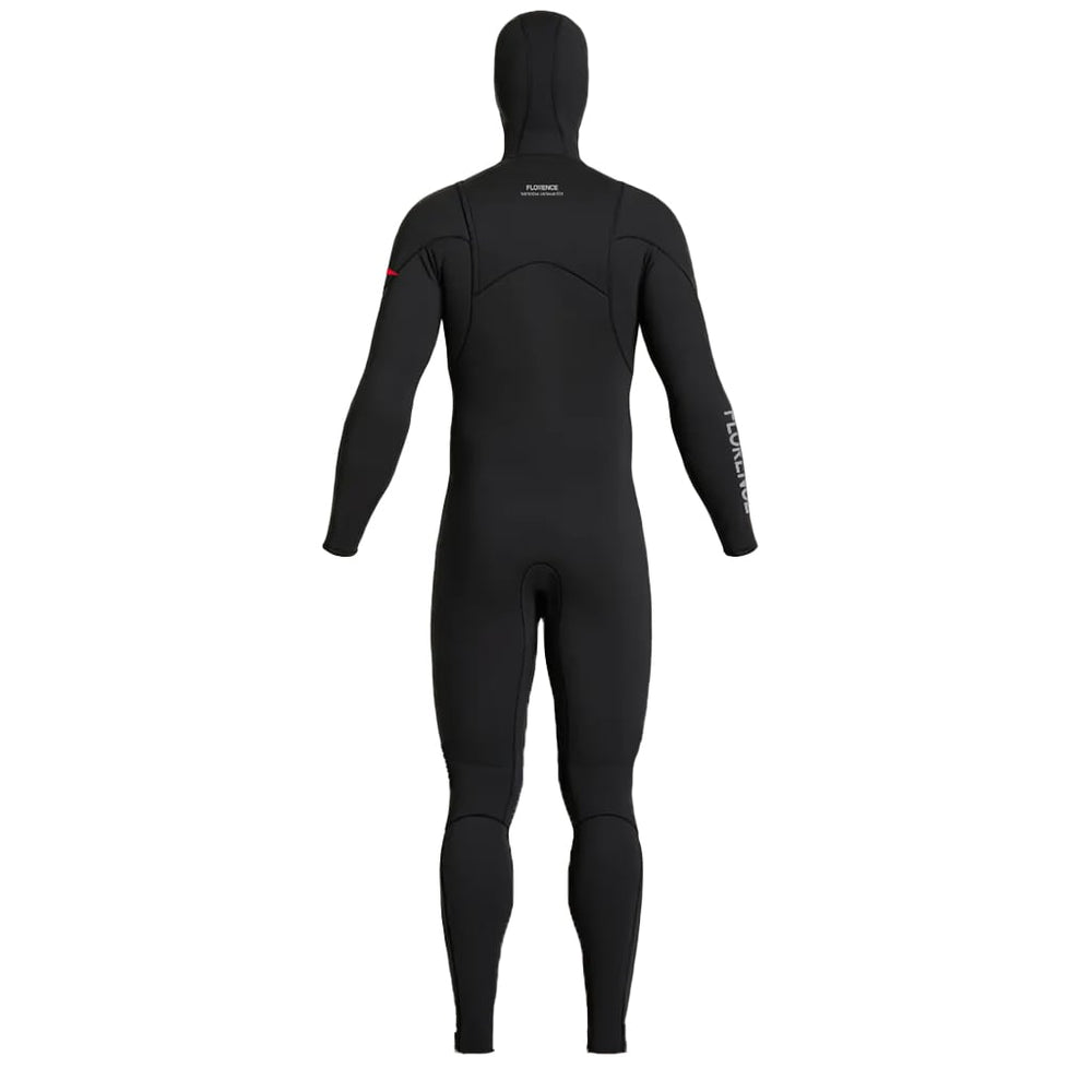 Color:Black-Florence 4/3MM Standard Issue Chest-Zip Fullsuit -alt