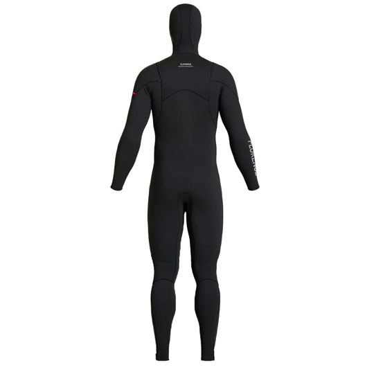 Color:Black-Florence 4/3MM Standard Issue Chest-Zip Fullsuit -alt