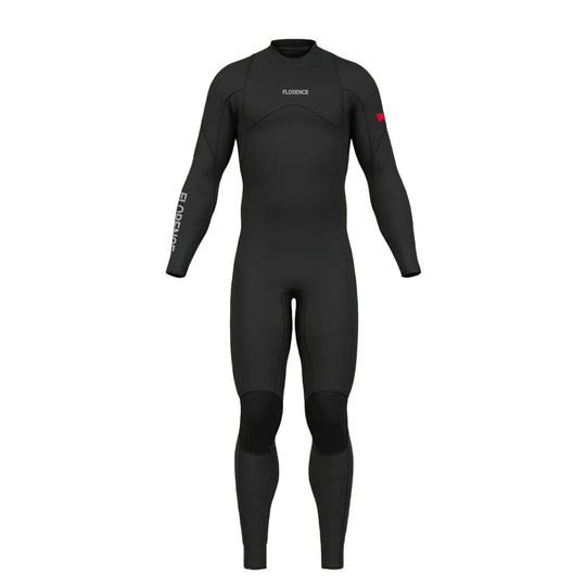 Color:Black-Florence 3/2MM Standard Issue Zipperless Fullsuit