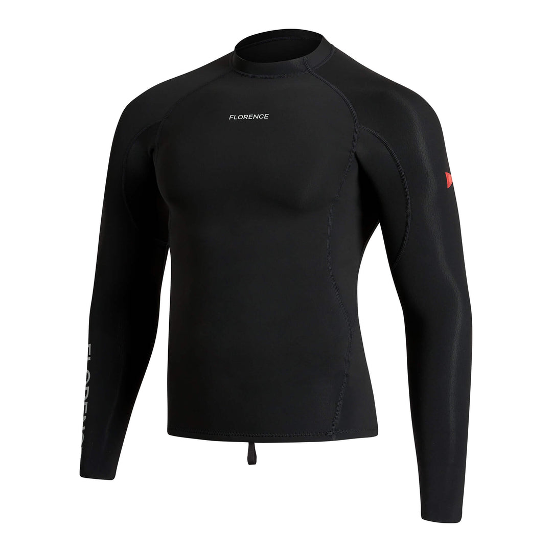 Color:Black-1.5MM Standard Issue Wetsuit Jacket