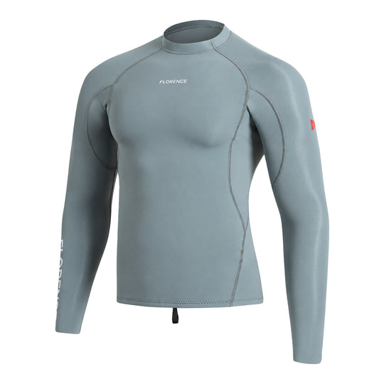 Color:Light Sea Blue-1.5MM Standard Issue Wetsuit Jacket
