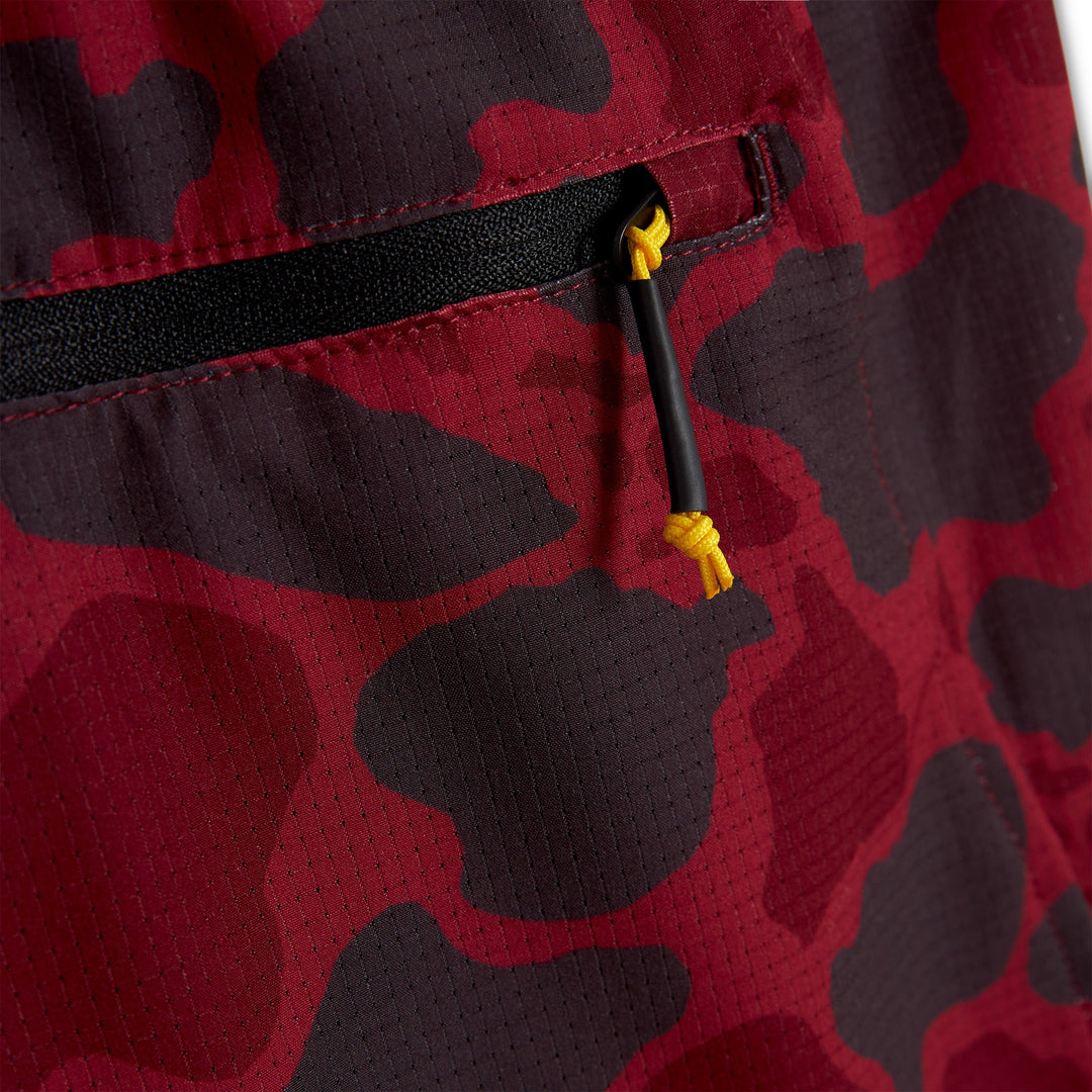 Color:Maroon Camo-Florence Airtex Short