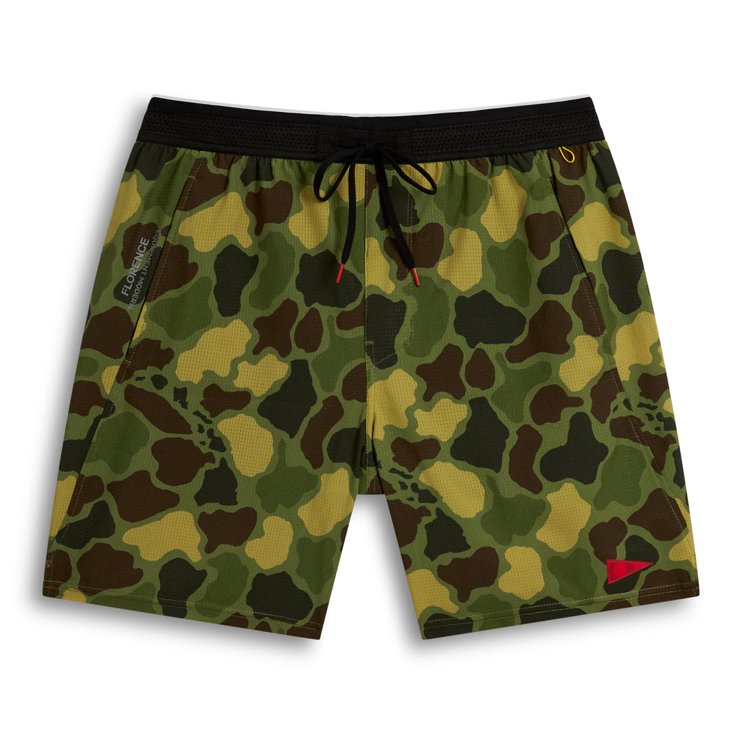 Color:Tropic Green Camo-Florence Airtex Short