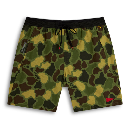 Color:Tropic Green Camo-Florence Airtex Short