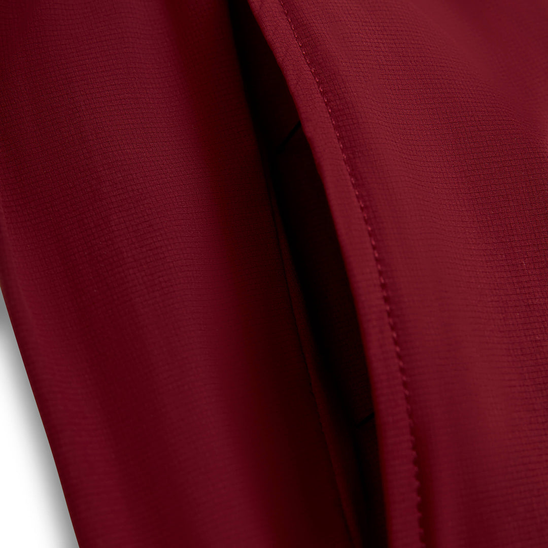 Color:Maroon-Airtex Short