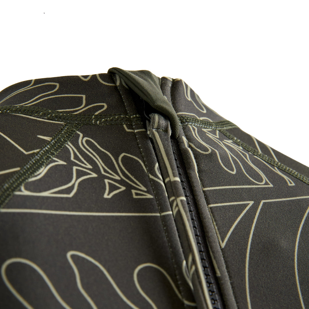 Color:Mountain-Florence x Sig Zane Koa Long Sleeve Surfsuit