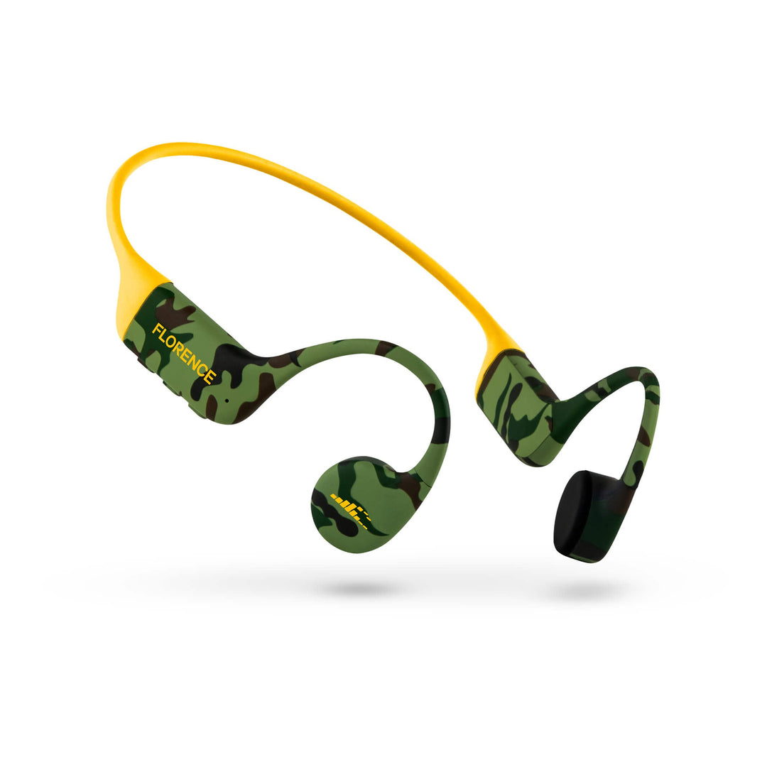 Color:Camo-Florence x H2O Audio TRI 2 Multi-Sport Headphones with BT & MP3