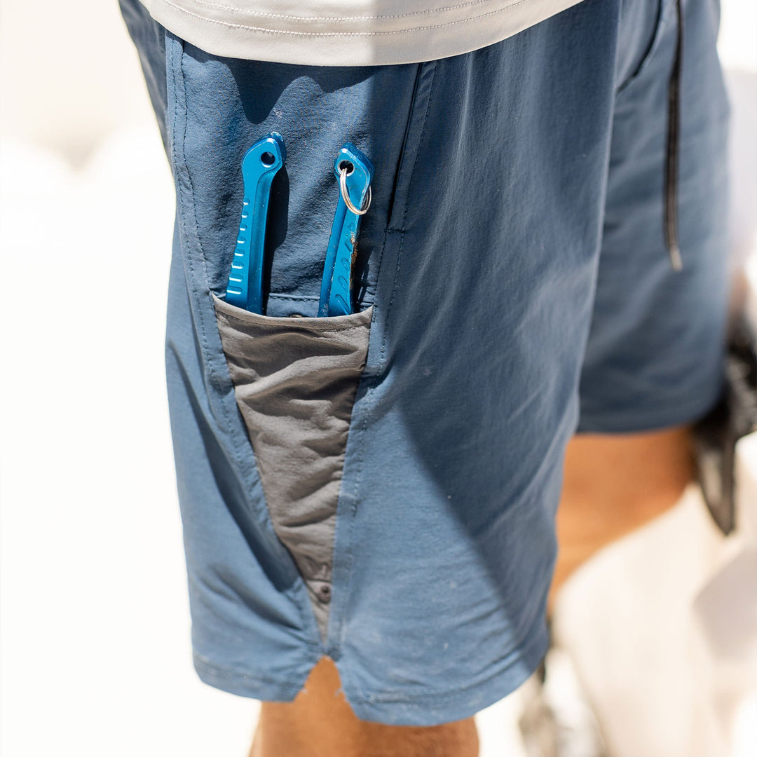 Color:Dark Blue-F1 Cordura® Utility Boardshort