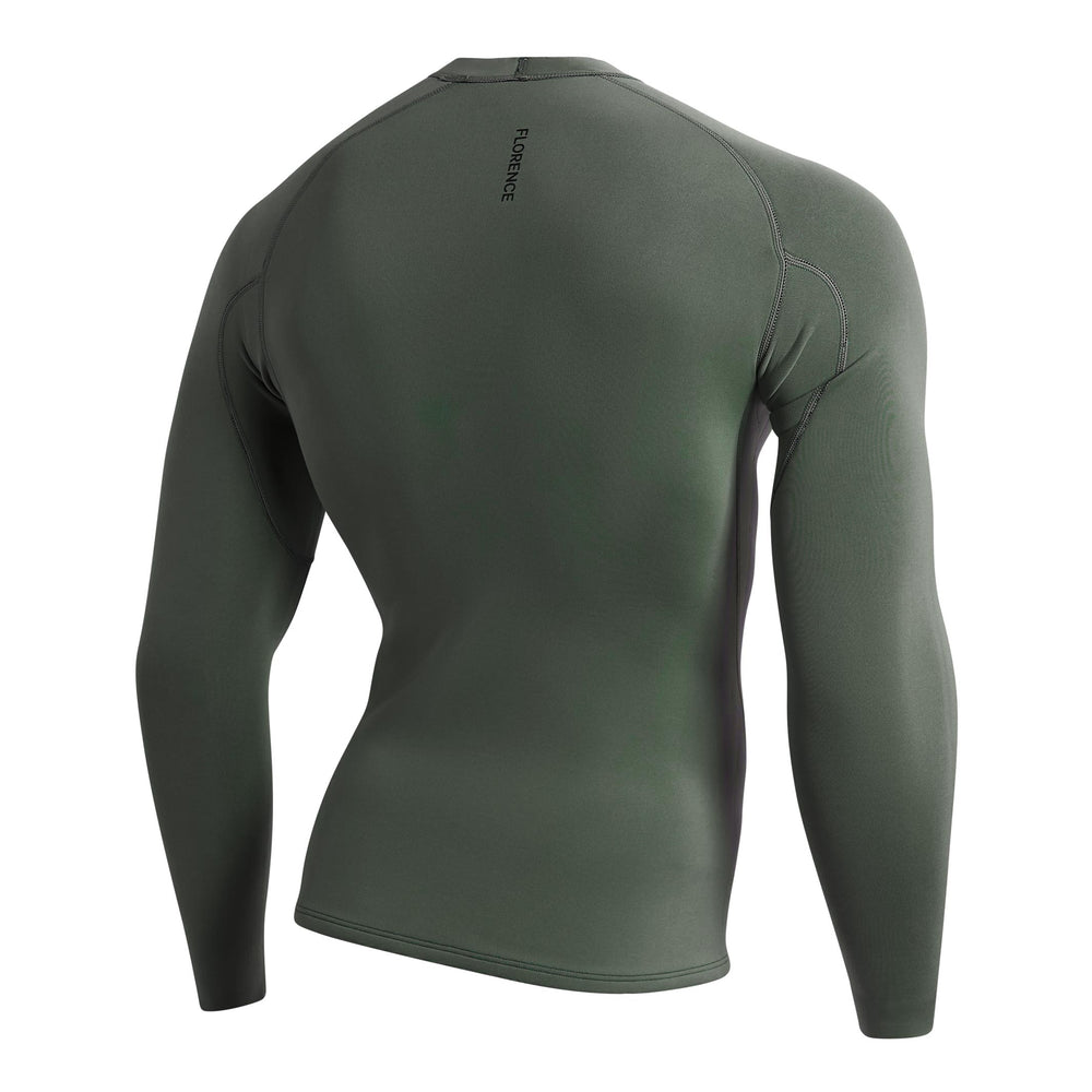 Color:Thyme-Florence 1.5MM Flatlock Wetsuit Jacket -alt