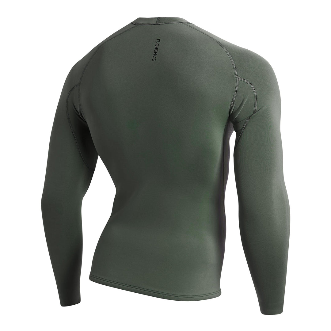 Color:Thyme-Florence 1.5MM Flatlock Wetsuit Jacket -alt