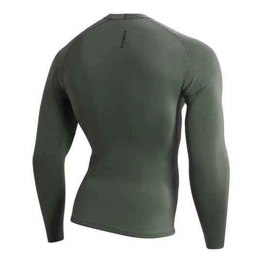 Color:Thyme-Florence 1.5MM Flatlock Wetsuit Jacket -alt