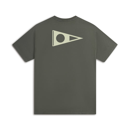 Color:Moss Grey-Florence Crew T-Shirt -alt