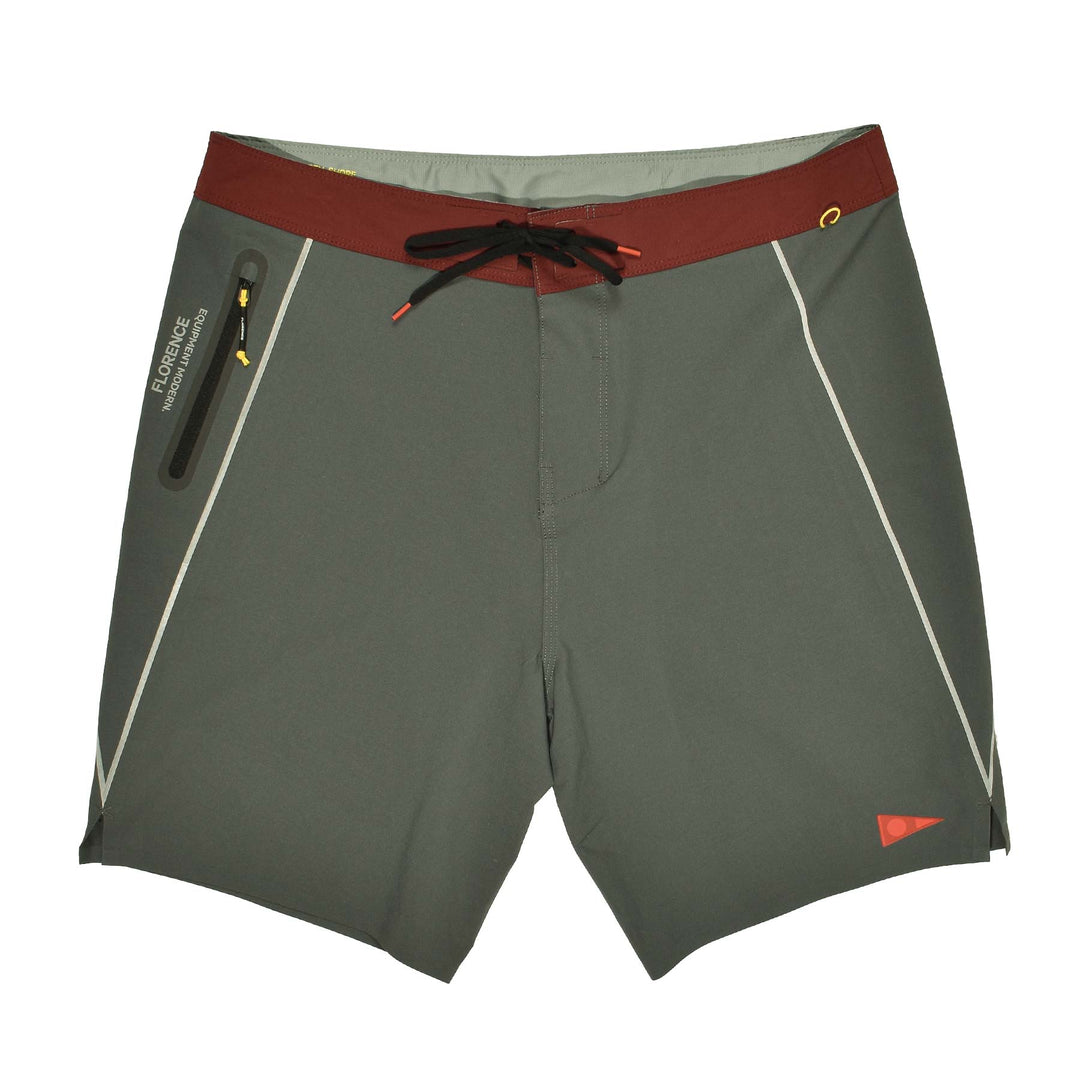 Color:Charcoal-Florence F1 Zero Boardshort
