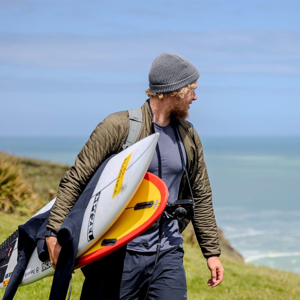 Color:Black-Florence Parachute Primaloft Zip-alt