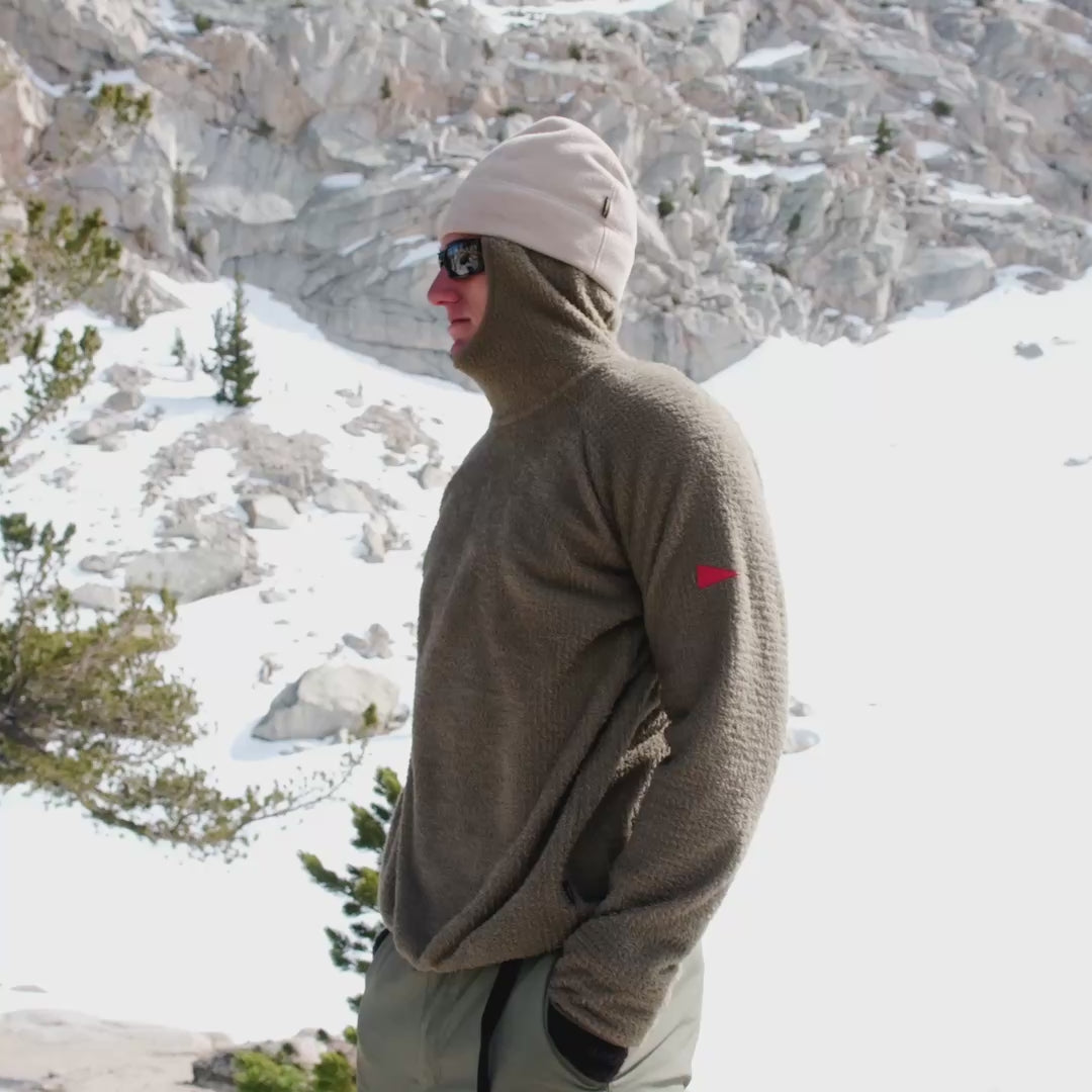 Color:Black-Polartec® Alpha Direct Hooded Fleece 
