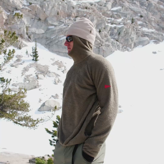 Color:Black-Polartec® Alpha Direct Hooded Fleece 