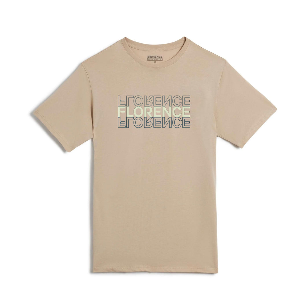 Color:Tan-Reflect T-Shirt
