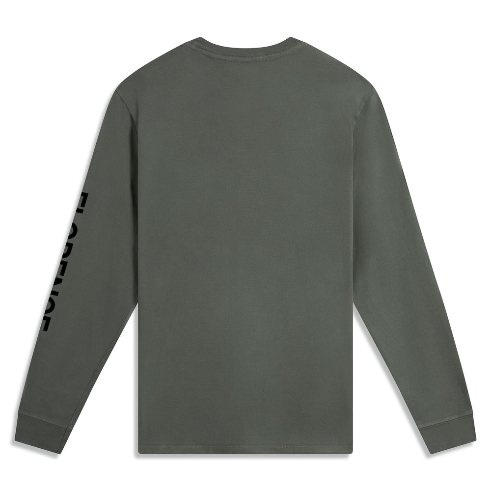 Color:Dark Sage-Florence Burgee Long Sleeve T-Shirt -alt