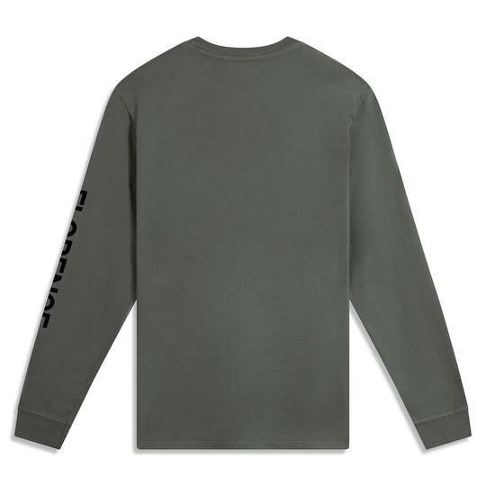 Color:Dark Sage-Florence Burgee Long Sleeve T-Shirt -alt