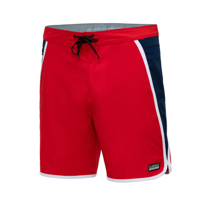 Color:Racing Red-Florence Burgee Boardshort