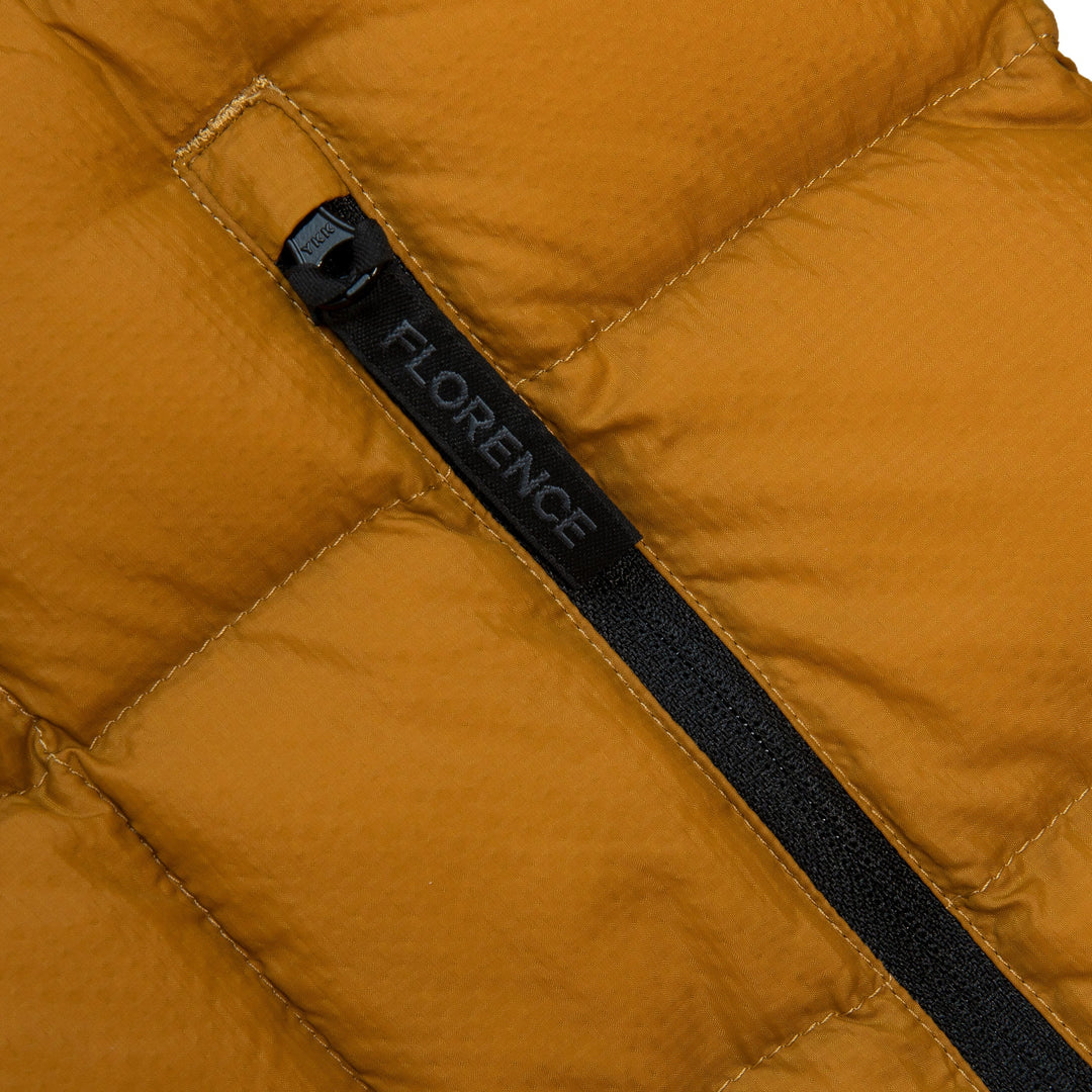 Color:Mustard-Florence F1 Down Puffer